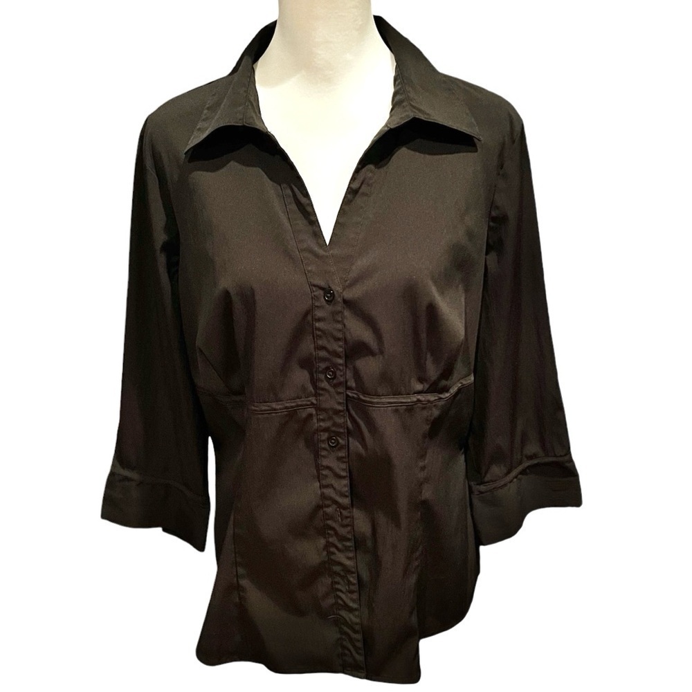 Hillary & Hanson Black Women’s Blouse SZ XL - Picture 1 of 3